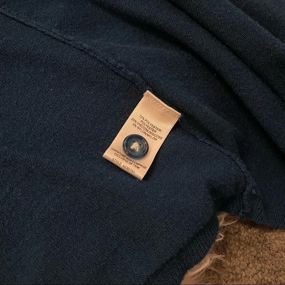Teal draping cardigan - Picture 4 of 6